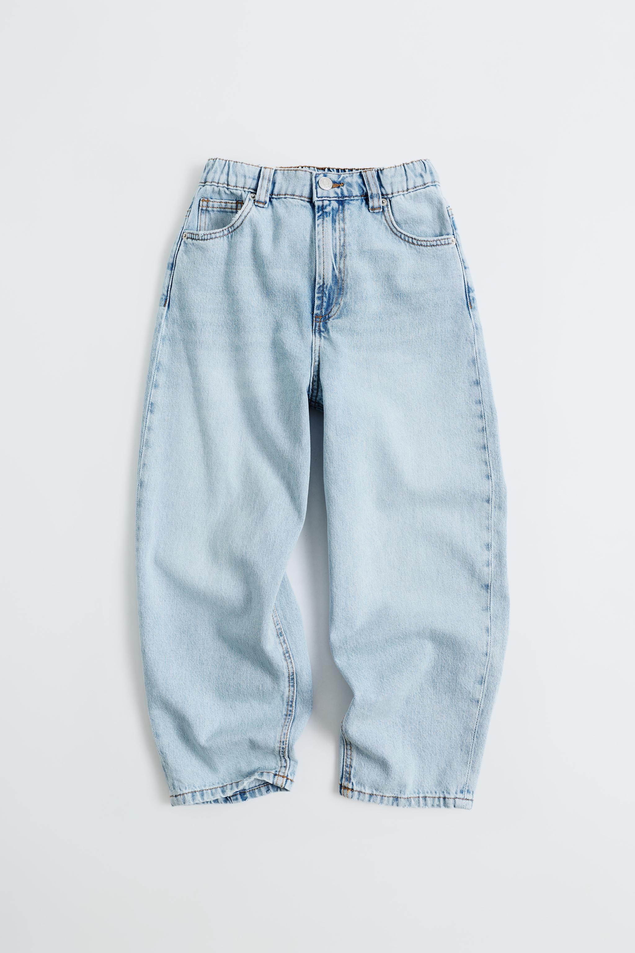 BALLOON JEANS — Light blue