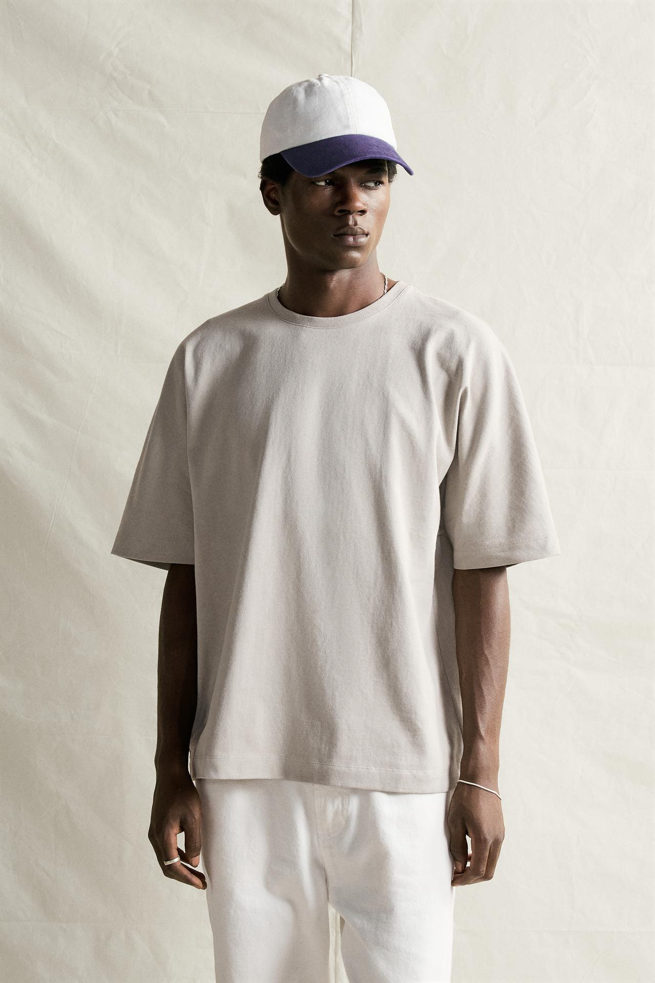 HEAVYWEIGHT BOXY FIT T-SHIRT — Stone