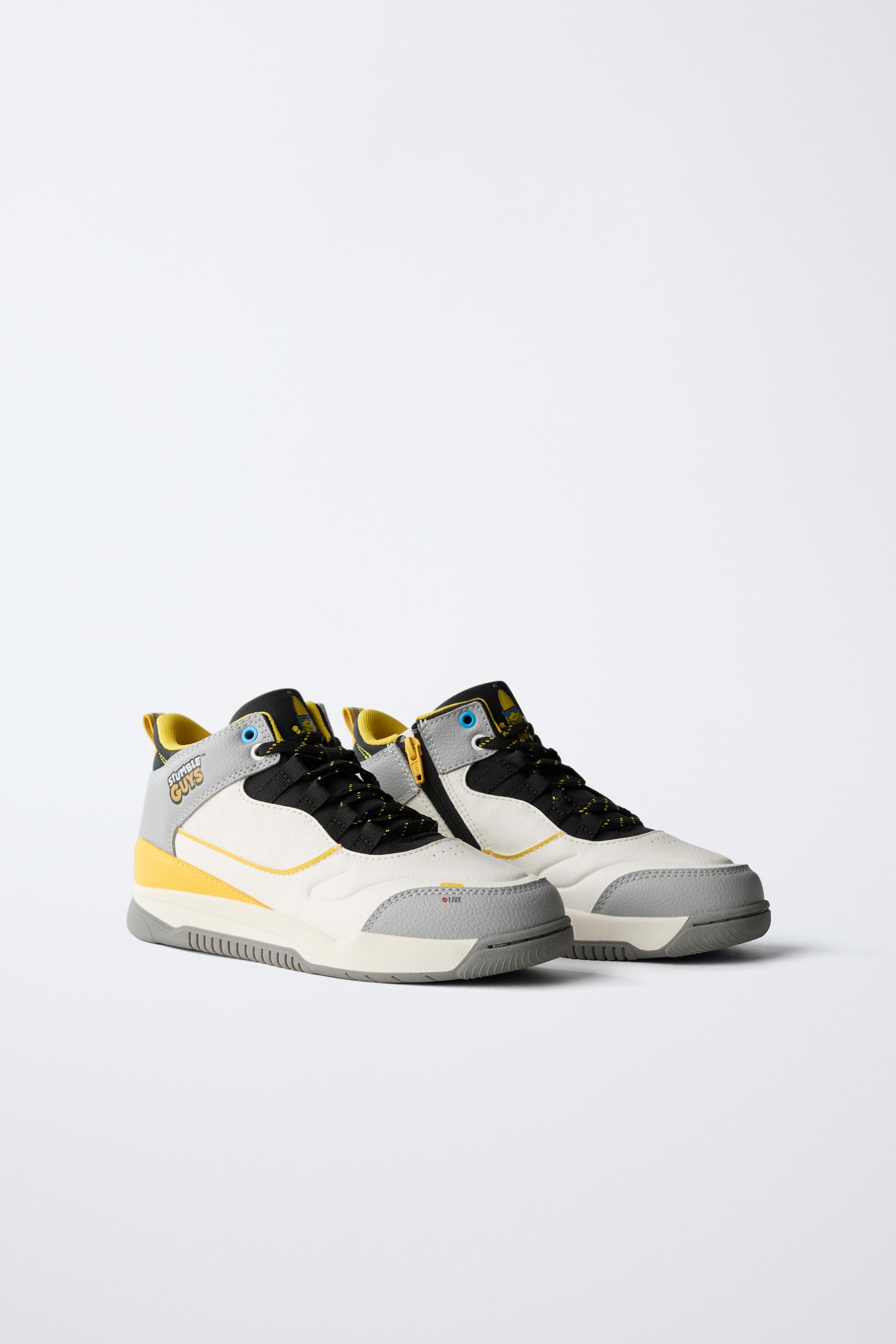 STUMBLE GUYS ™ © SCOPELY HIGH-TOP SNEAKERS White ZARA South Africa