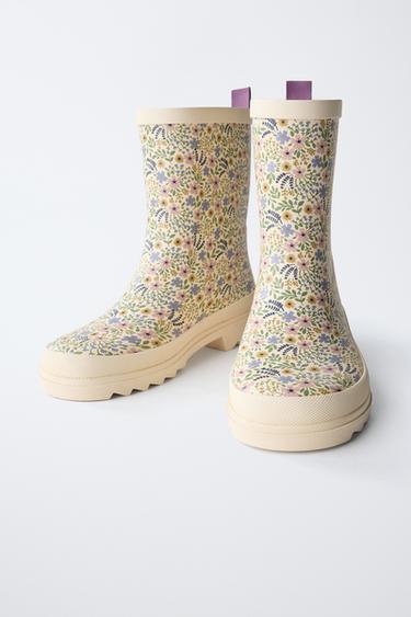 FLORAL WELLIES - White by Zara - Image 2