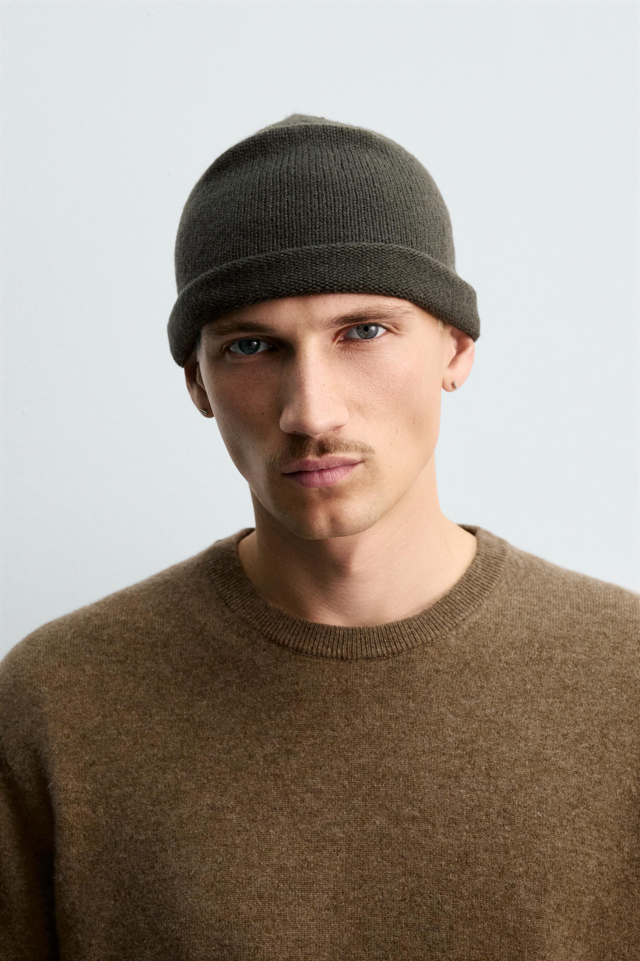 100% CASHMERE KNIT HAT