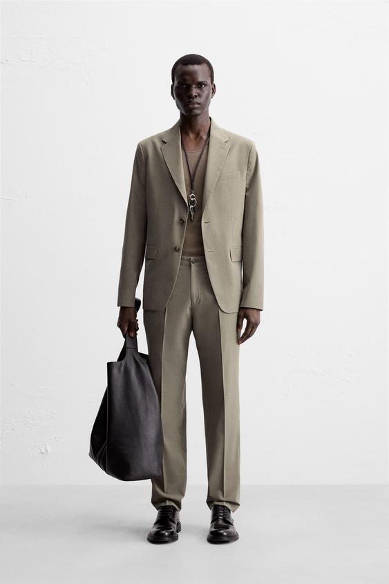 Hotel Kalinga Veste Costume Beige Homme Extra Slim Costume Beige