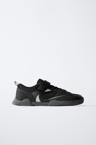 Zara 赤足運動鞋 - 黑色