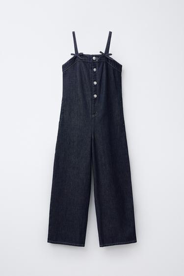 DENIM JUMPSUIT - Blue by Zara - Image 0