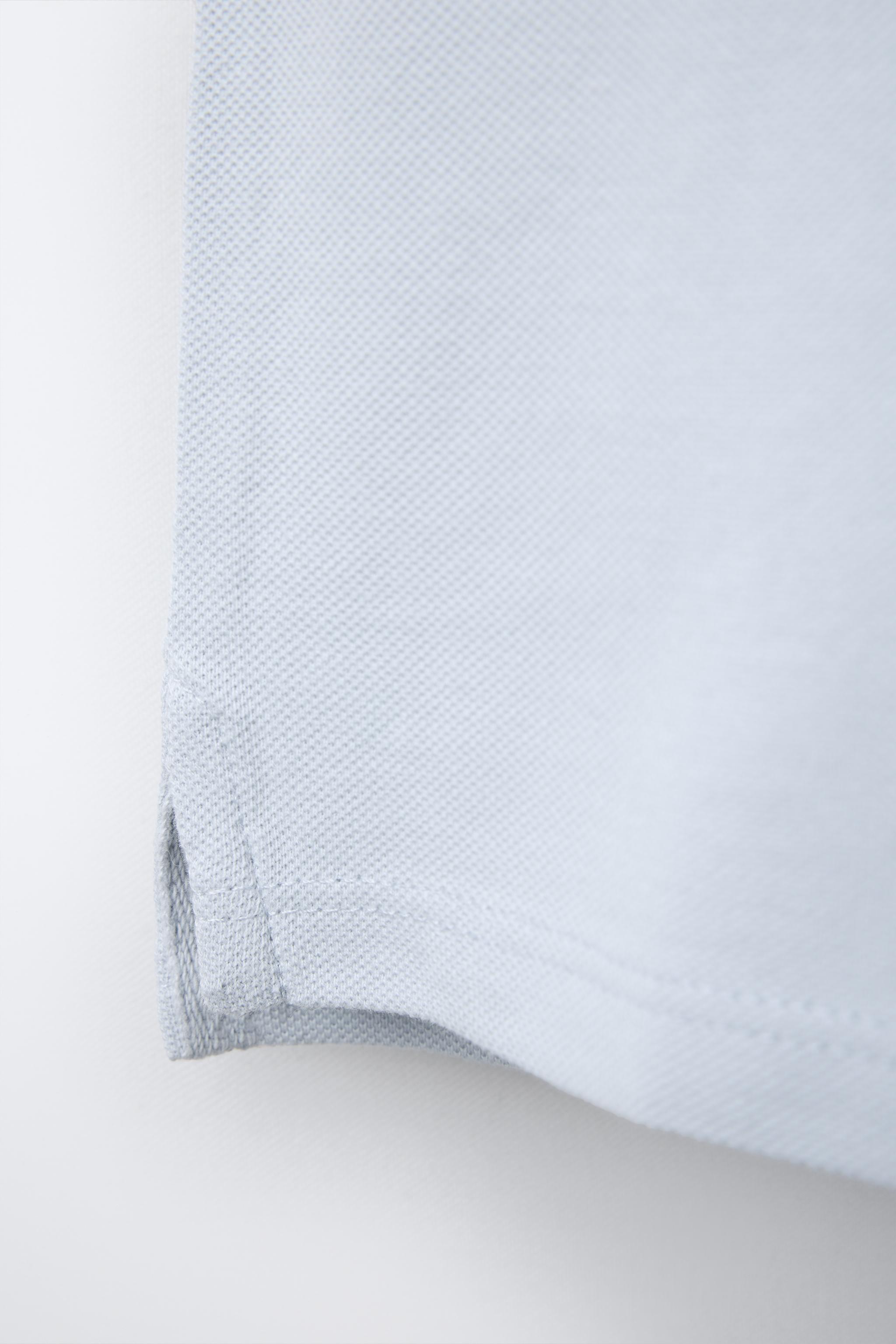 PALM TREE EMBROIDERED POLO SHIRT