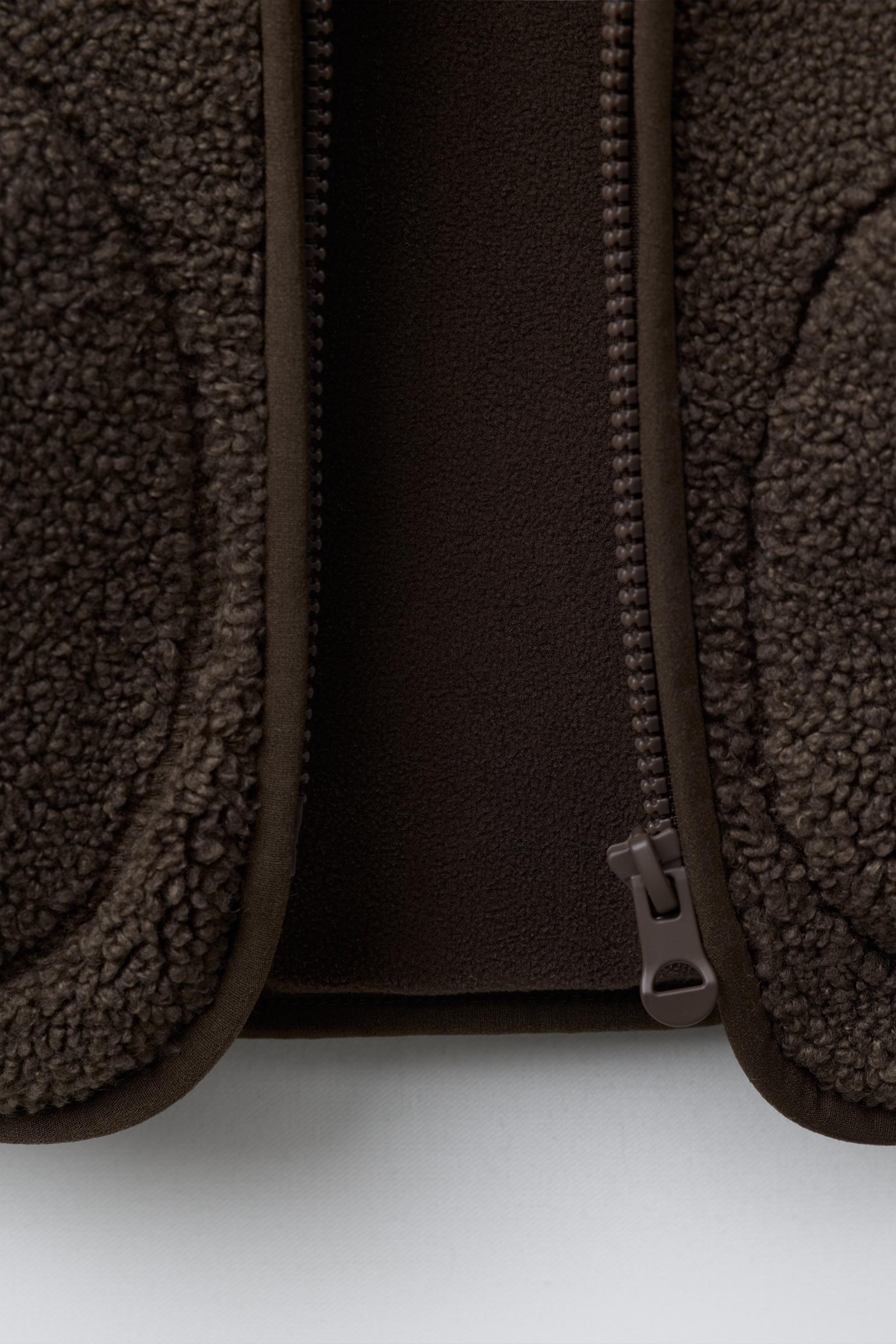 HOODED FLEECE JACKET