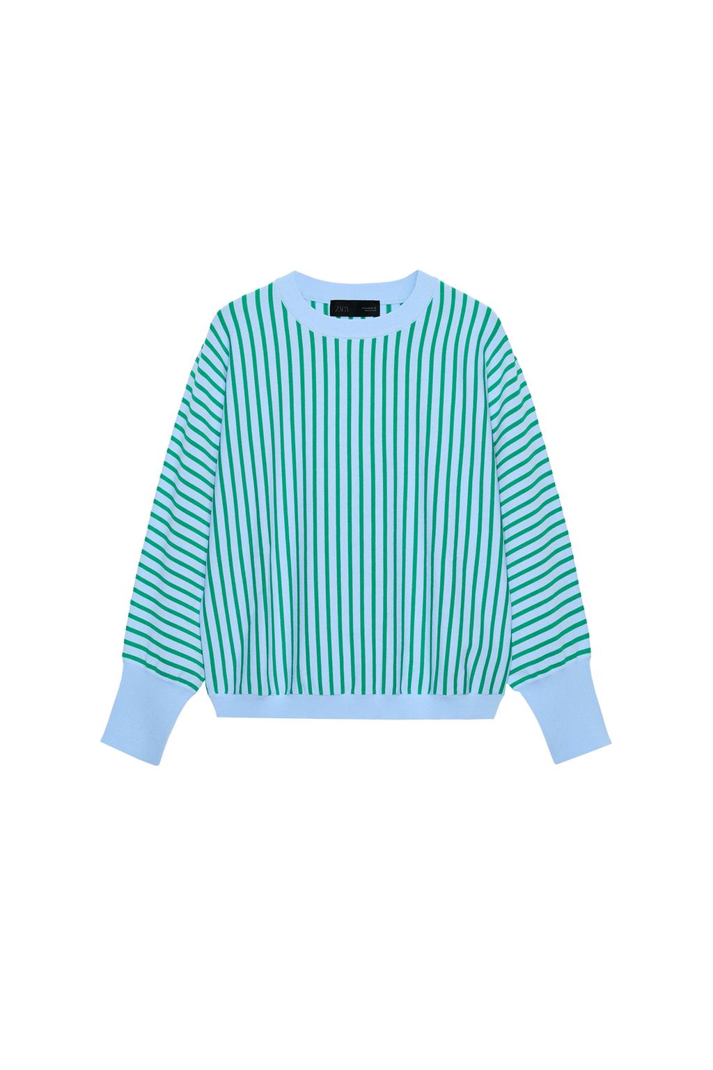 STRIPED KNIT SWEATSHIRT - image 3