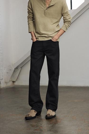 Zara 真皮木底鞋 - 灰色