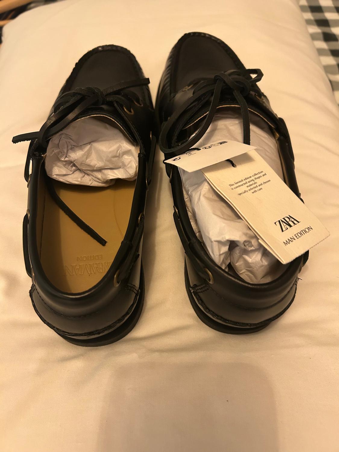 LIMITED EDITION LEATHER DECK SHOES - Image 5