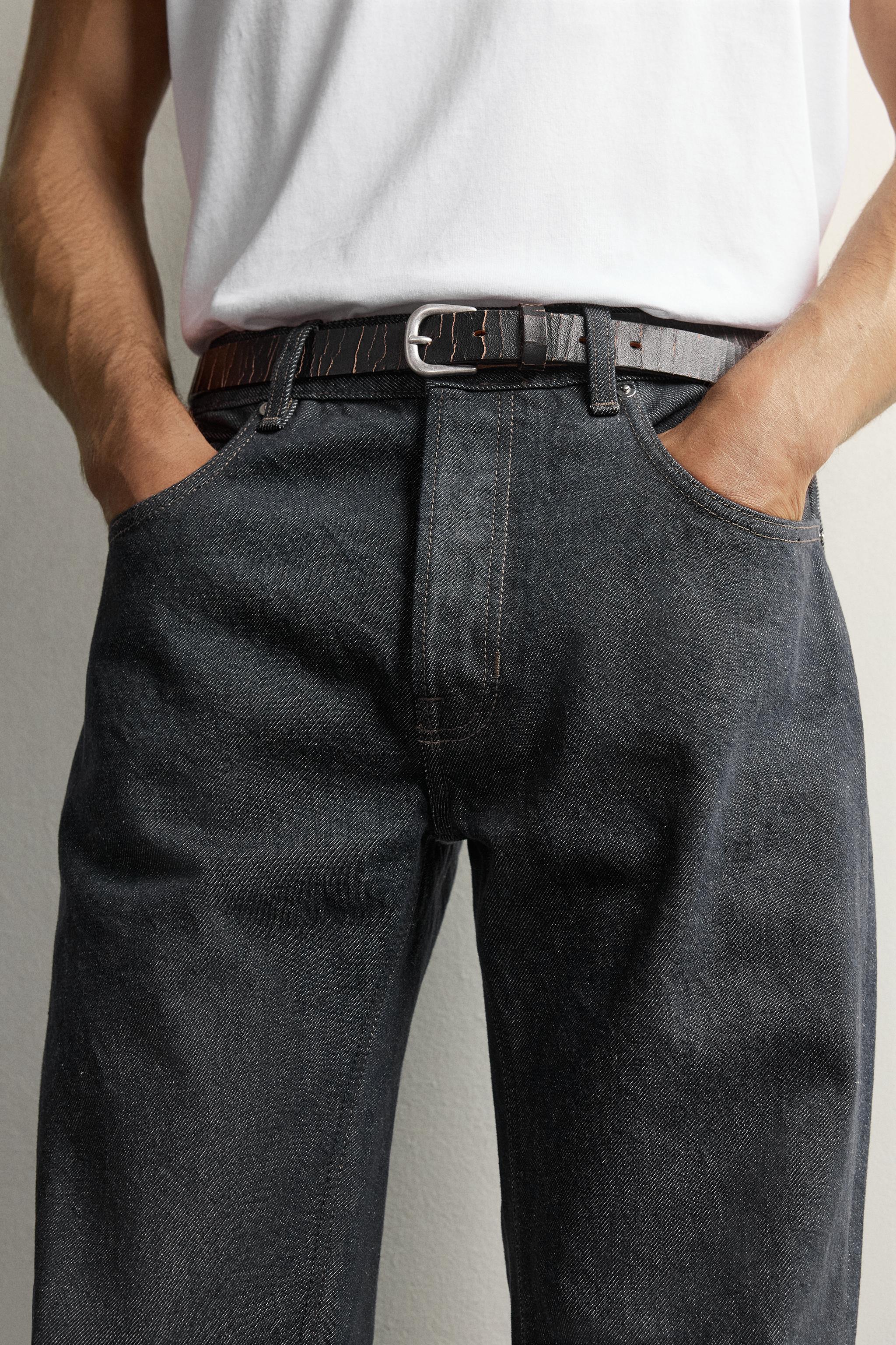 Zara DÜŞÜK BEL STRAIGHT FIT JEAN görsel 7