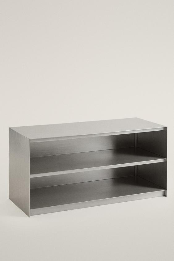 MINI STAINLESS STEEL CONSOLE - فضي الخاص بـ Zara - صورة 0