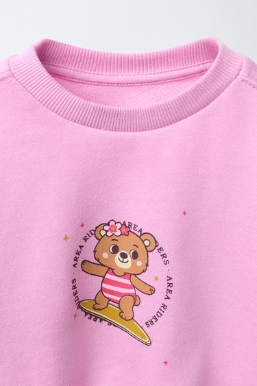 SWEAT IMPRIMÉ - Rose de Zara - Image 2