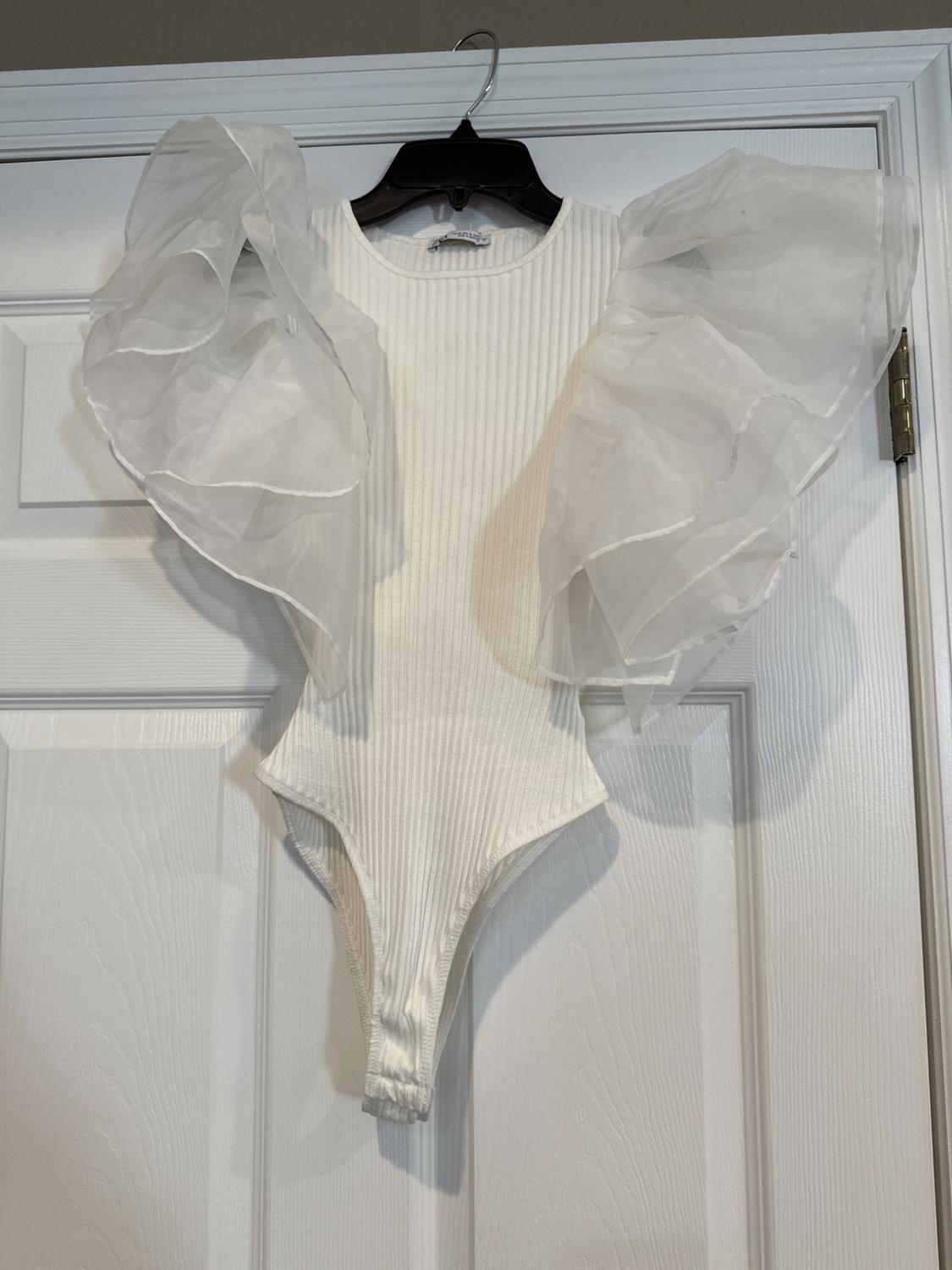 BODY RIB VOLANTE ORGANZA