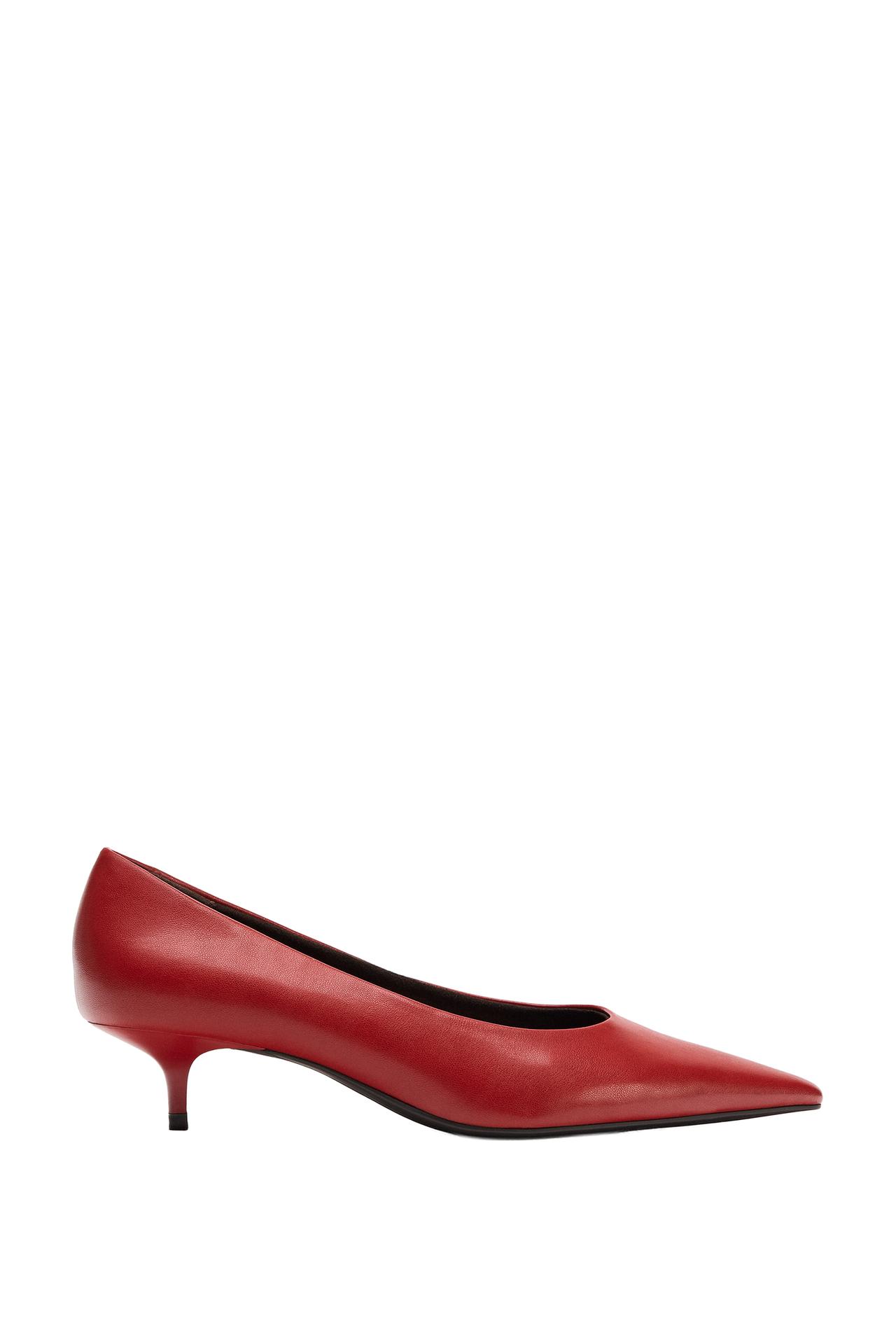 POINTED KITTEN HEEL SHOES