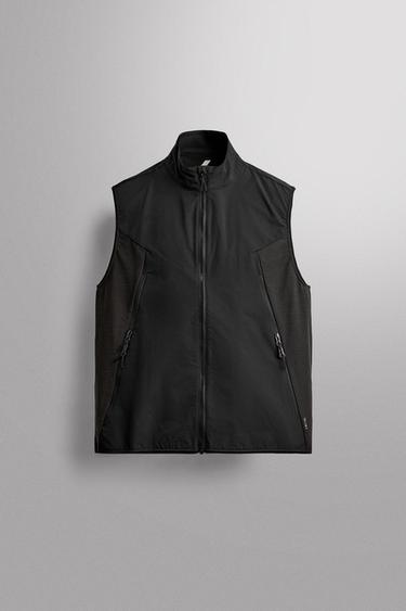 COMBINED TECHNICAL VEST — Black / White 1