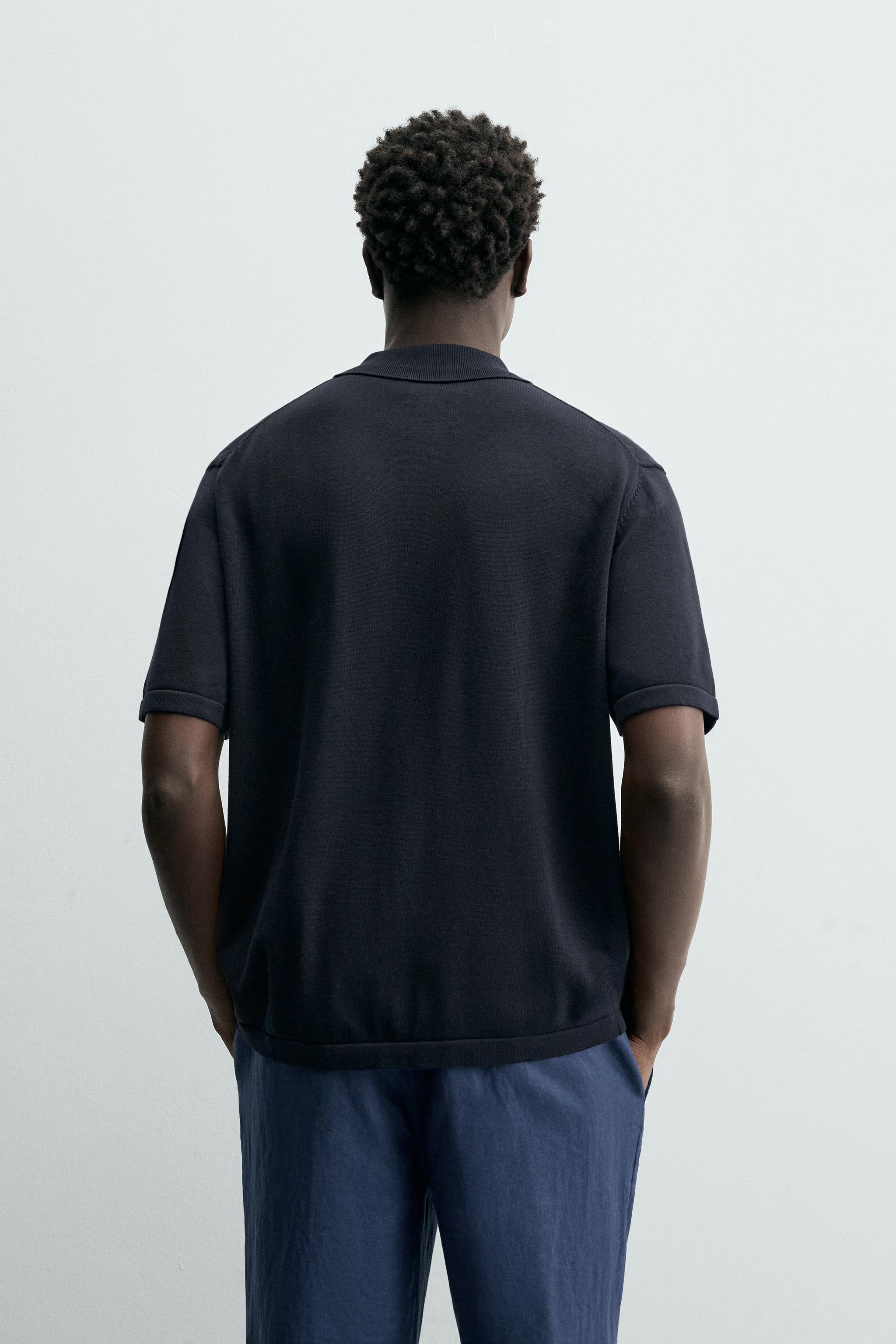 Мужские свитеры Zara REGULAR FIT KNIT POLO — фото 3