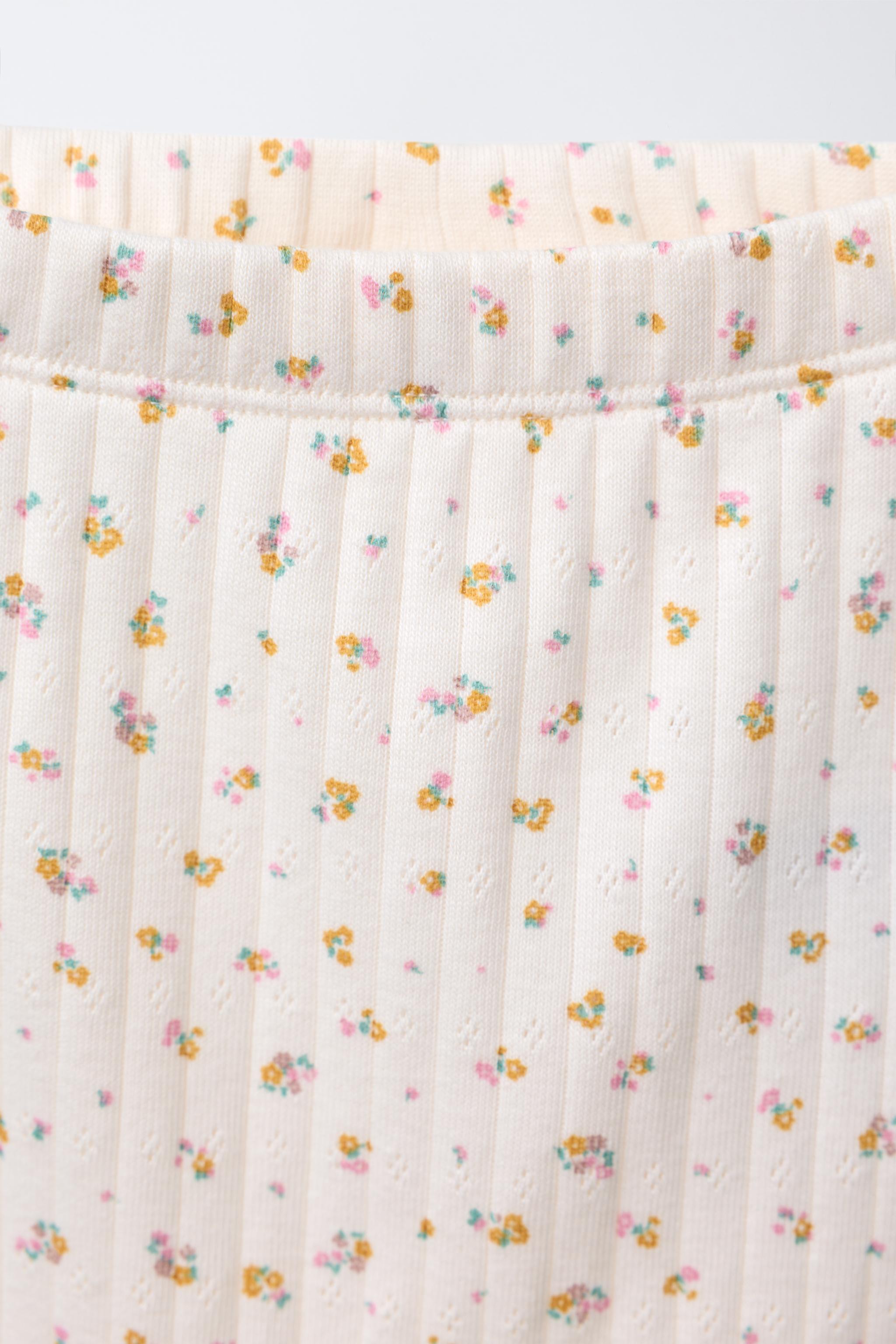 ENSEMBLE VESTE, BODY ET LEGGING IMPRIMÉ FLEURS