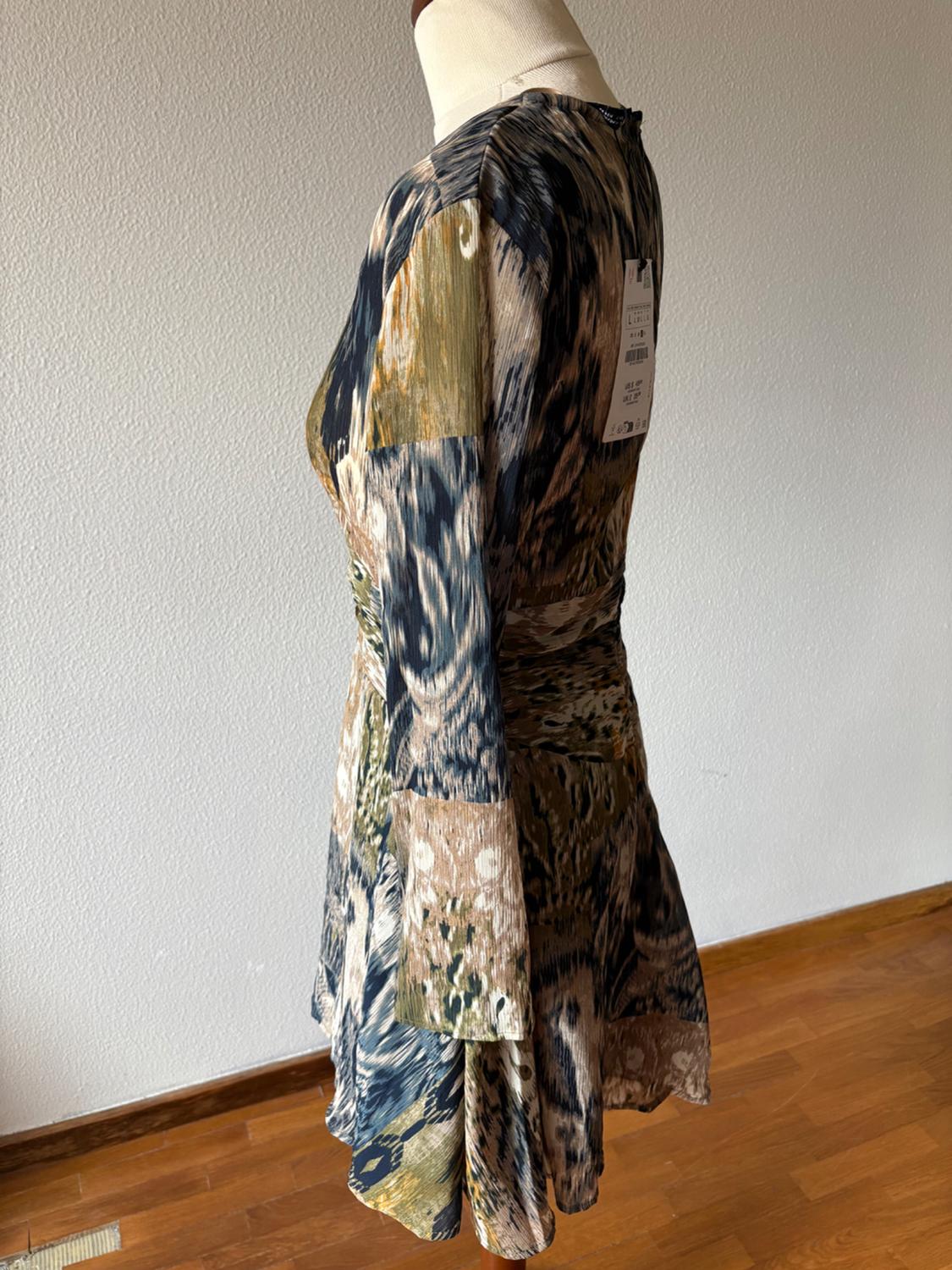 PRINTED MINI DRESS - Image 2