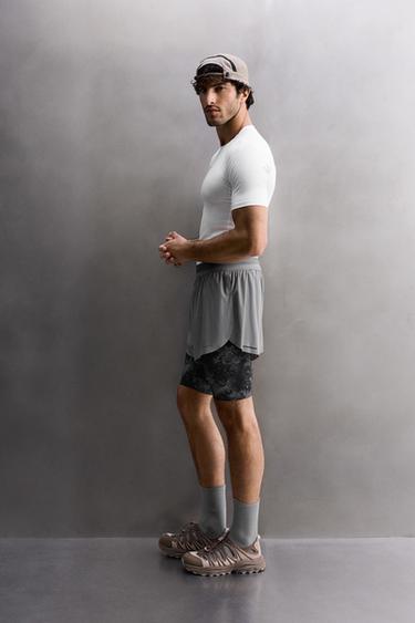 SHORT COURT DE RUNNING - Violet de Zara - Image 3