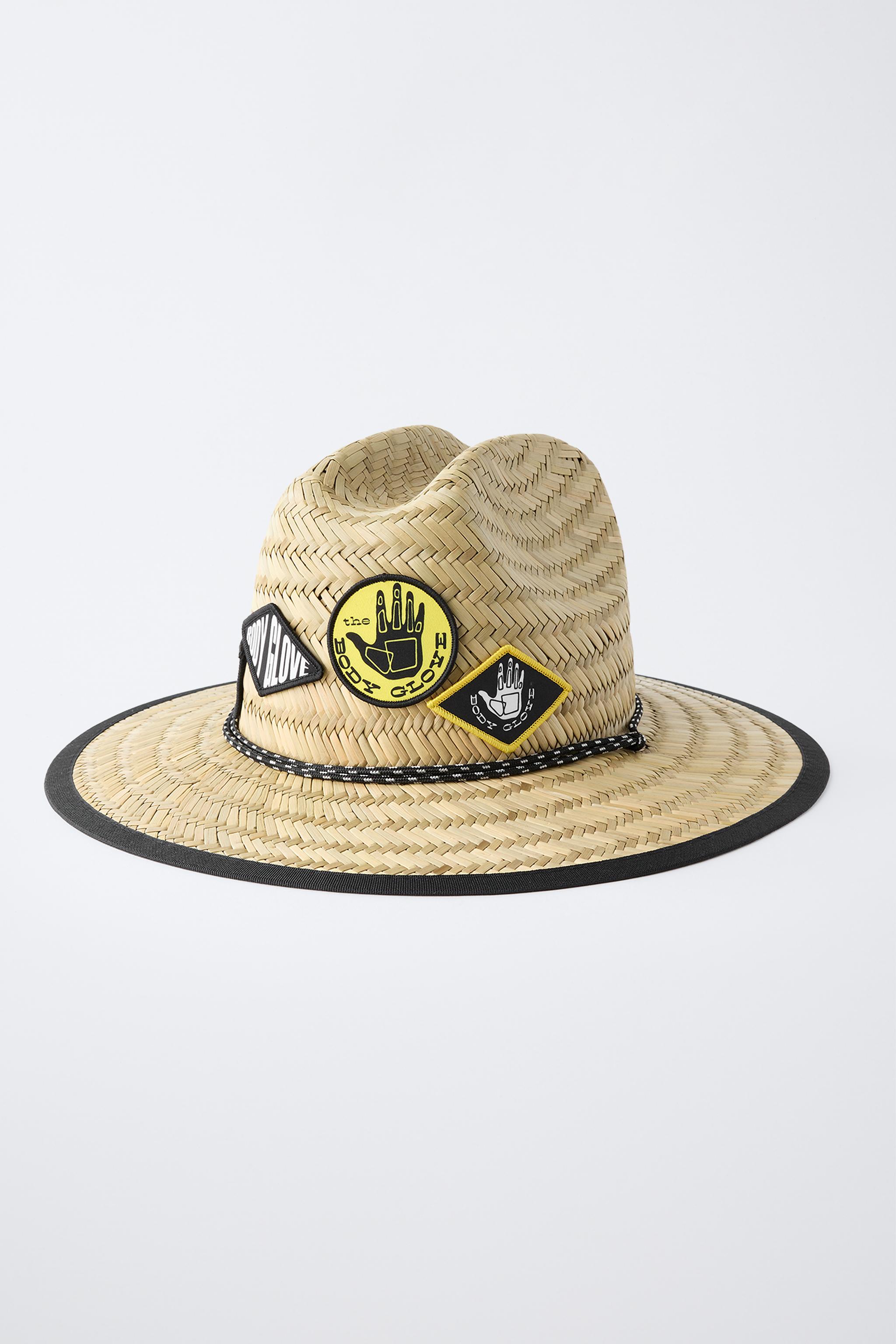 BODY GLOVE © STRAW-EFFECT PATCH HAT