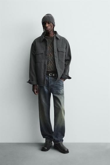 SOBRECAMISA ESTRUCTURA TWILL WATER REPELLENT - Gris Antracita de Zara - Imagen 0