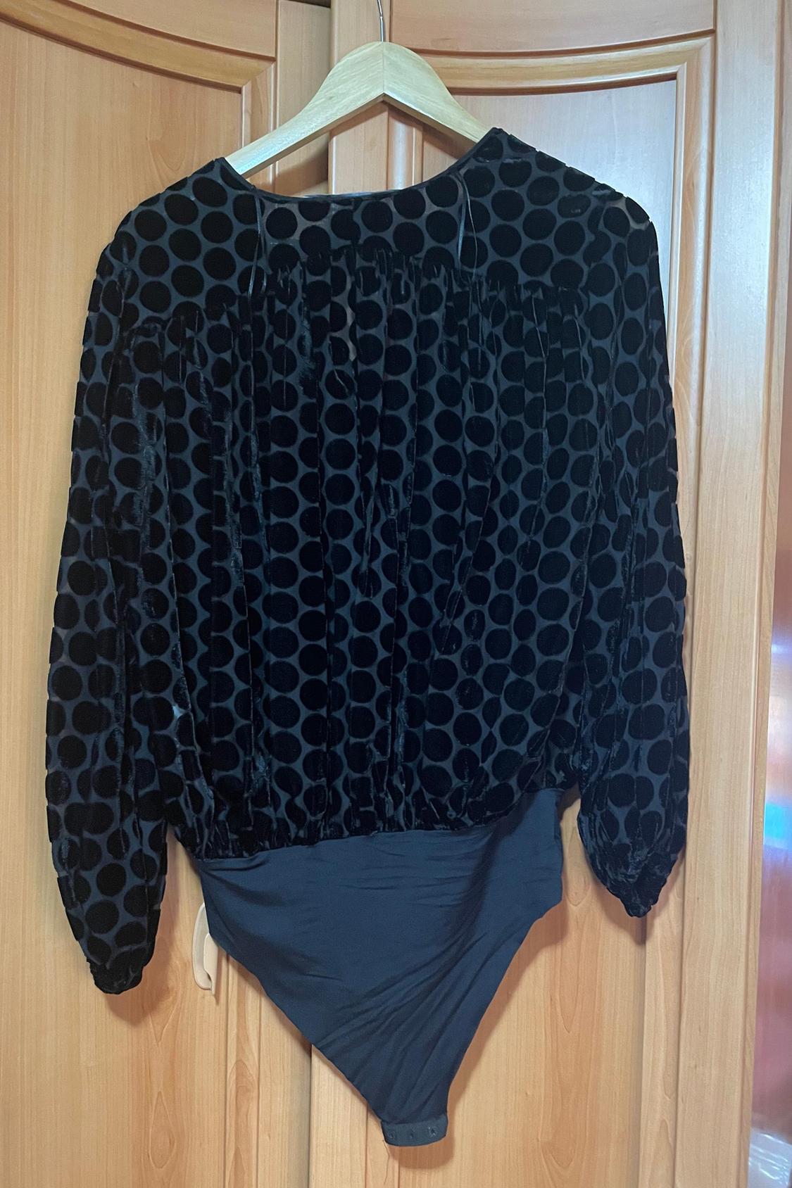 CONTRASTING POLKA DOT BODYSUIT - Image 3