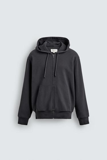 SUADOIRO CREMALLEIRA CAPUCHA - Mariño escuro de Zara