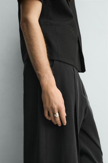 LOT DE 2 BAGUES MÉTALLIQUES COMBINÉES - Argent de Zara - Image 1