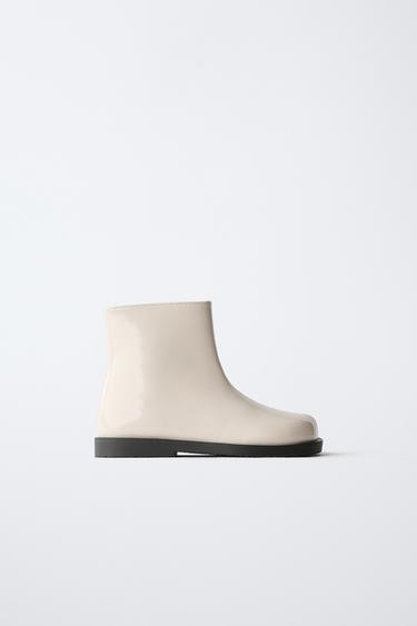 BOTTES VERNIES - Blanc écru de Zara - Image 0