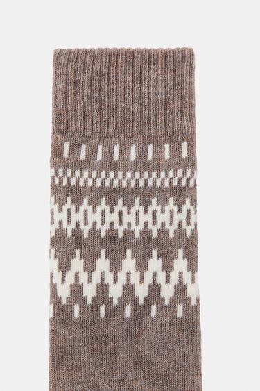 SKI COLLECTION SOCKS - Light mink by Zara - Image 4