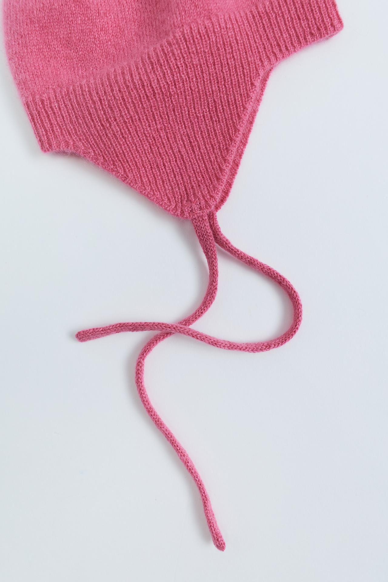 ZARA TIMELESS - 100% CASHMERE BONNET — Pink