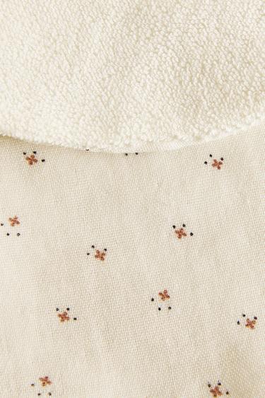 FLORAL BABY BIB - Ecru by Zara - Image 3