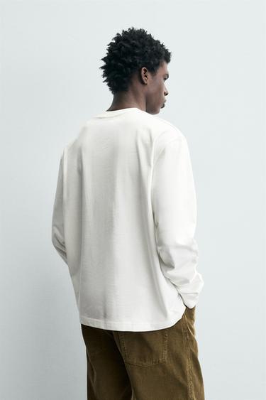 T-SHIRT À IMPRIMÉ OURS - Blanc de Zara - Image 2