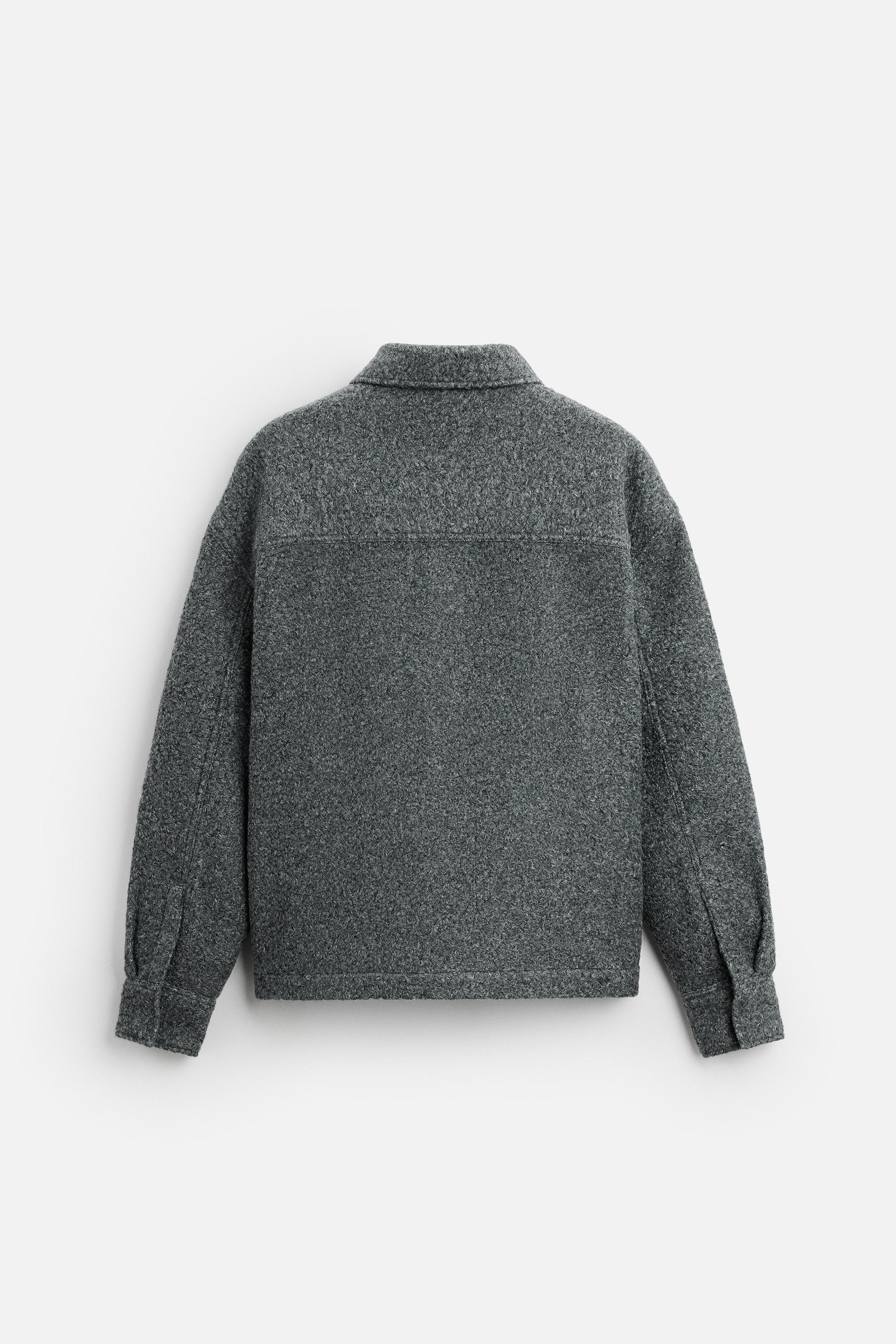 ZARA SHORT FAUX FUR JACKET