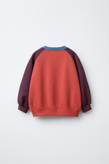 RAGLAN SLEEVE SWEATSHIRT - Reddish by Zara - Image 1