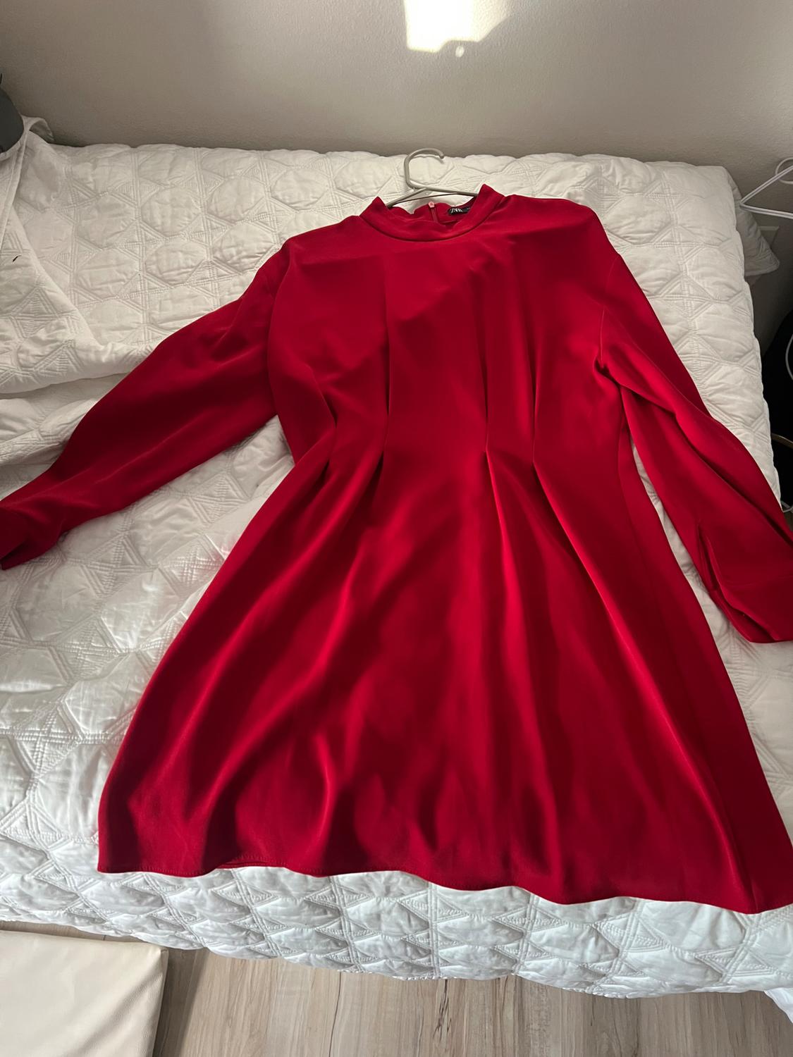 PLEATED MINI DRESS