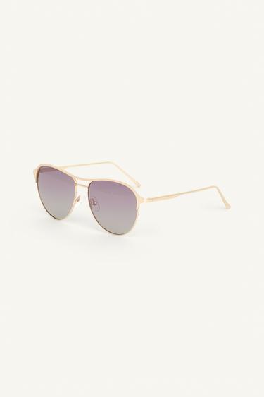 LIMITED EDITION AVIATOR SUNGLASSES - Gold by Zara - Image 4