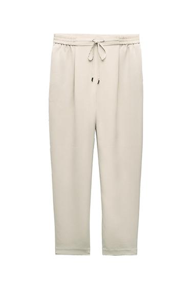 FLOWING CROPPED TROUSERS