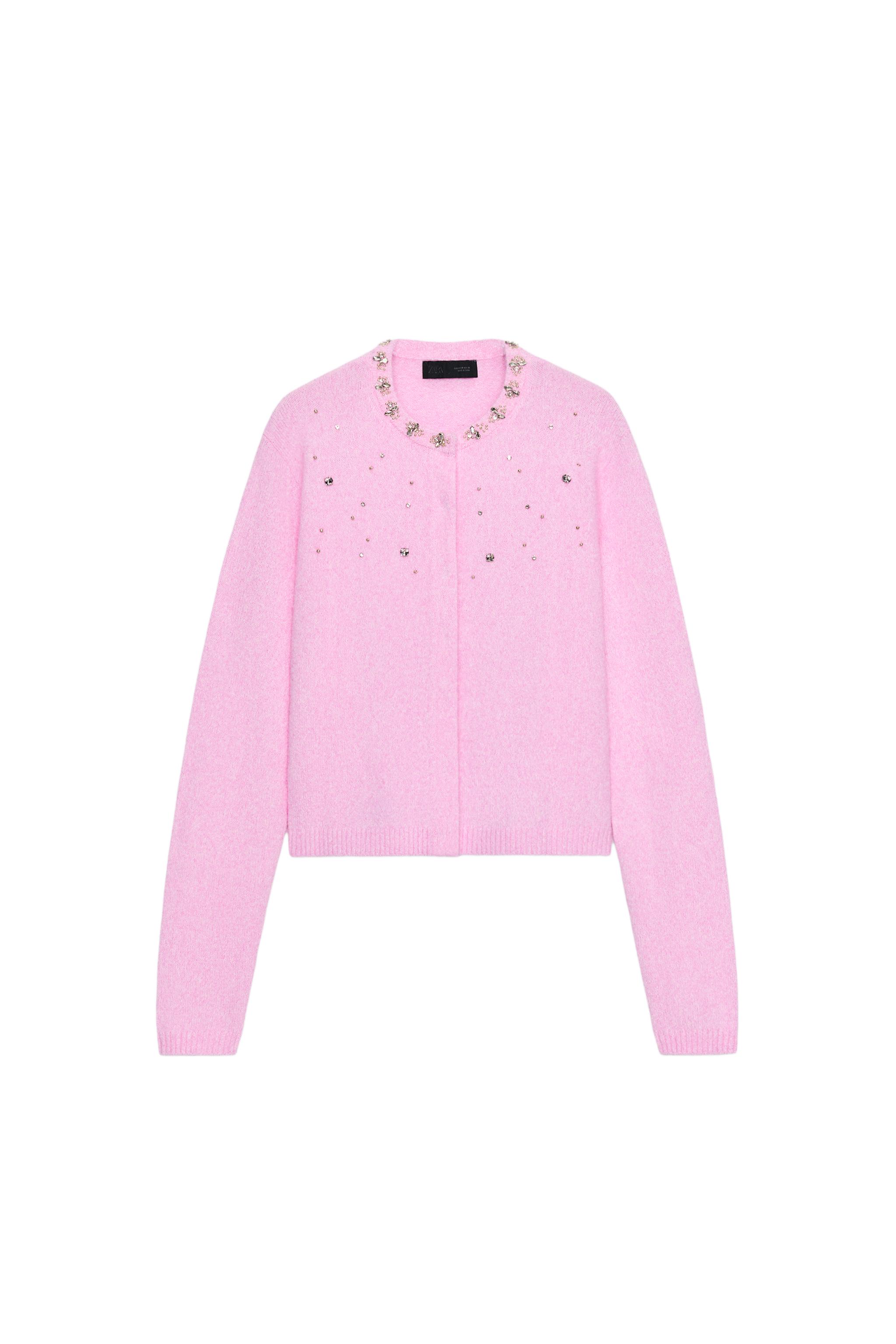 CHAQUETA PUNTO ABALORIOS JOYA