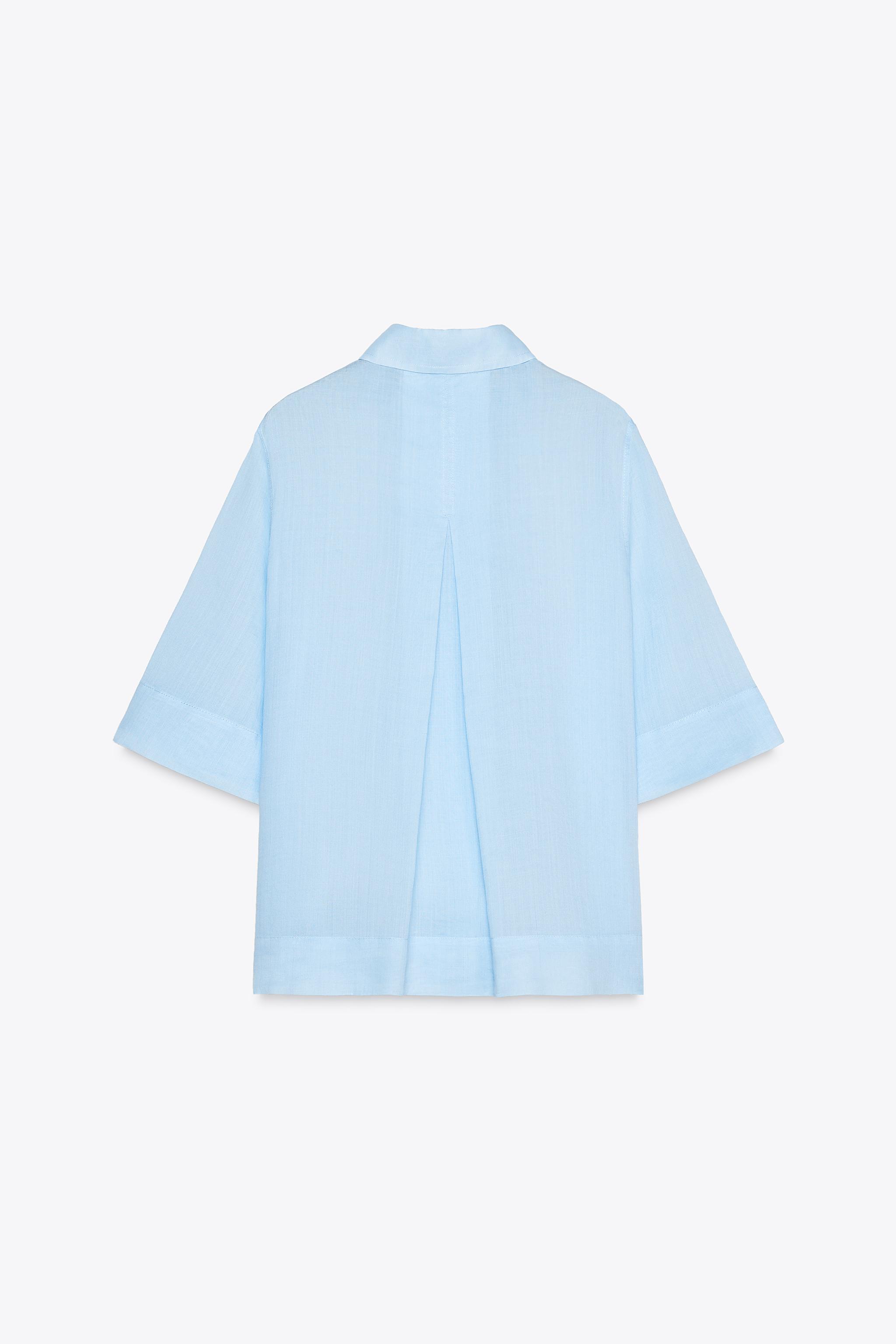 ラミーシャツ ZW COLLECTION - ホワイト | ZARA Japan / 日本
