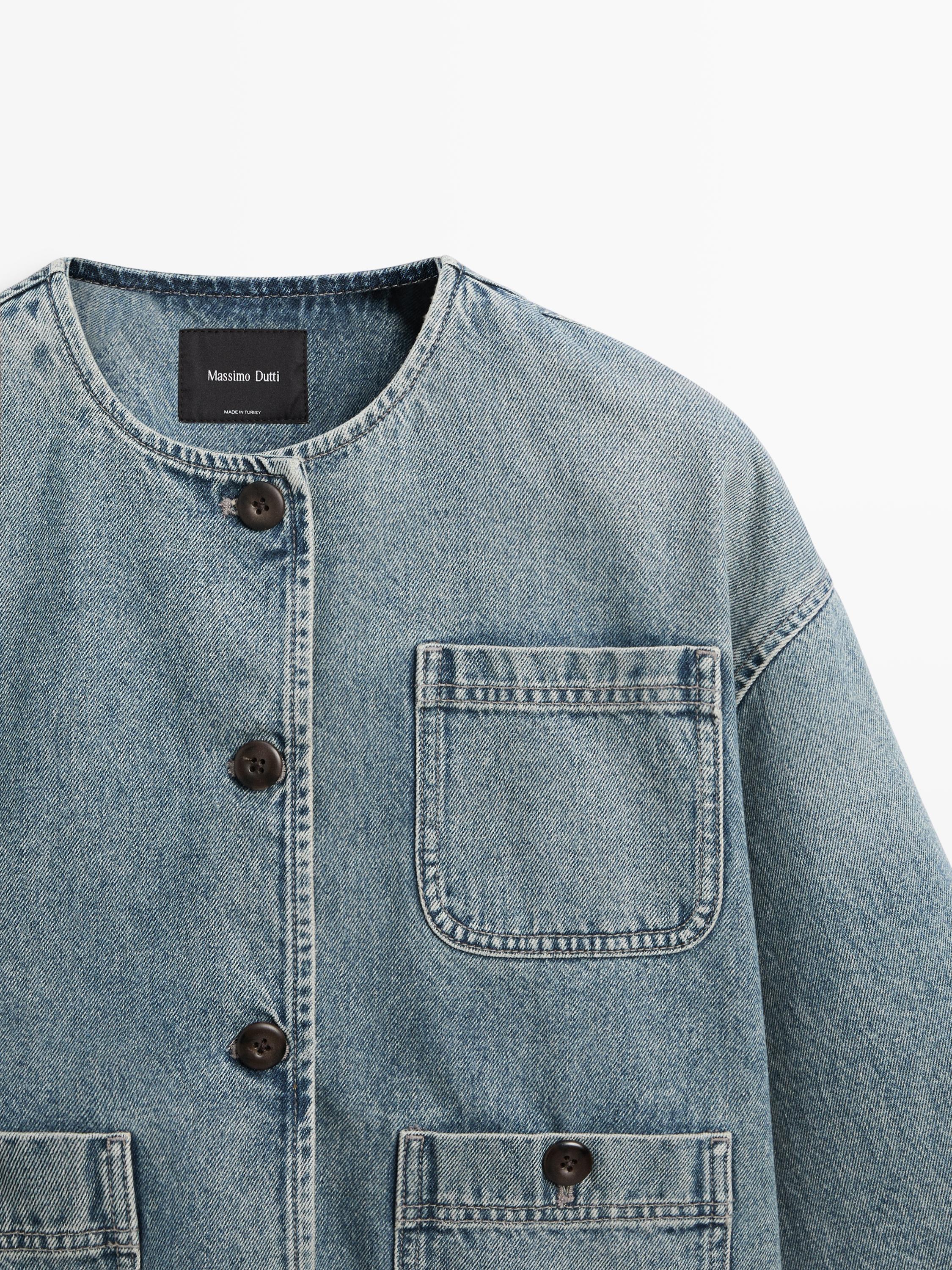 Short denim jacket
