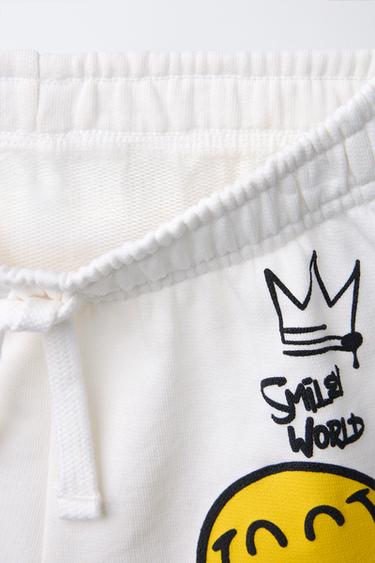 SMILEYWORLD ® RAISED BERMUDA SHORTS - Oyster-white by Zara - Image 2