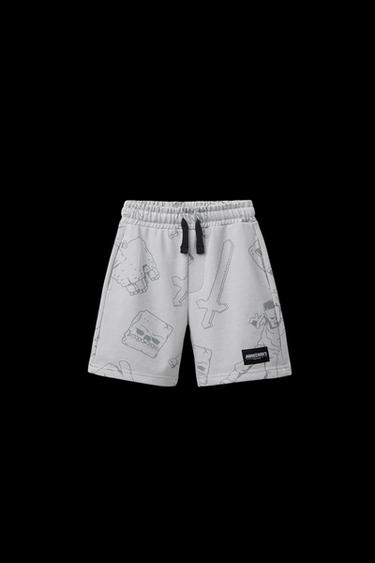 MINECRAFT © MOJANG AB. ™ BERMUDA SHORTS - Grey by Zara - Image 0