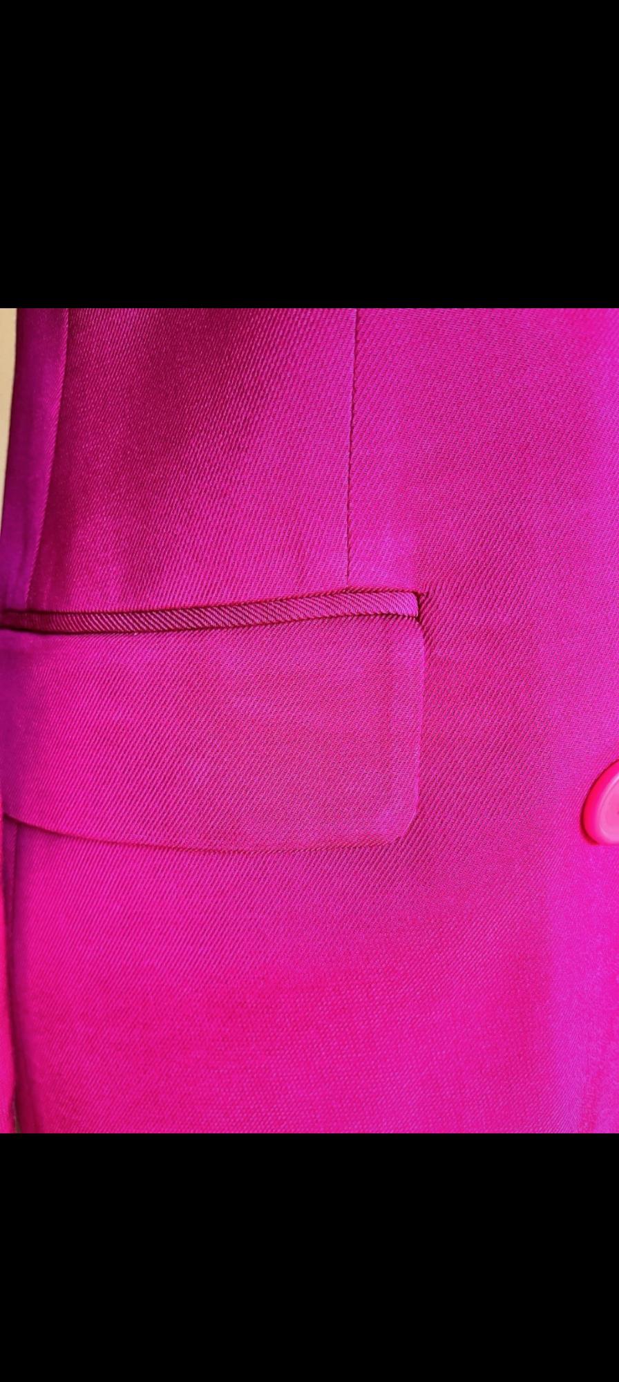 BLAZER A DOPPIO PETTO IN VISCOSA - Image 4