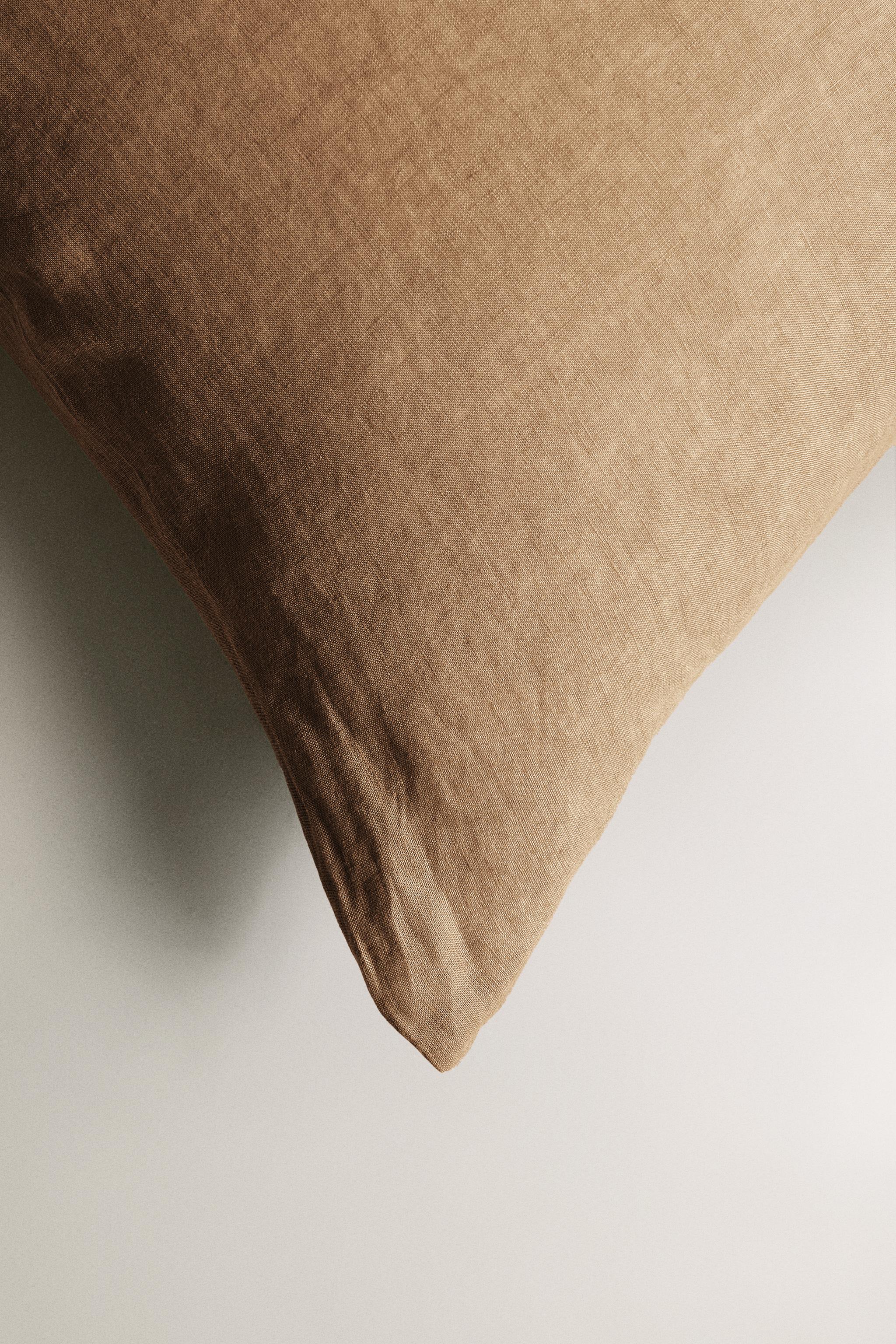 HOUSSE DE COUSSIN EN LIN XXL