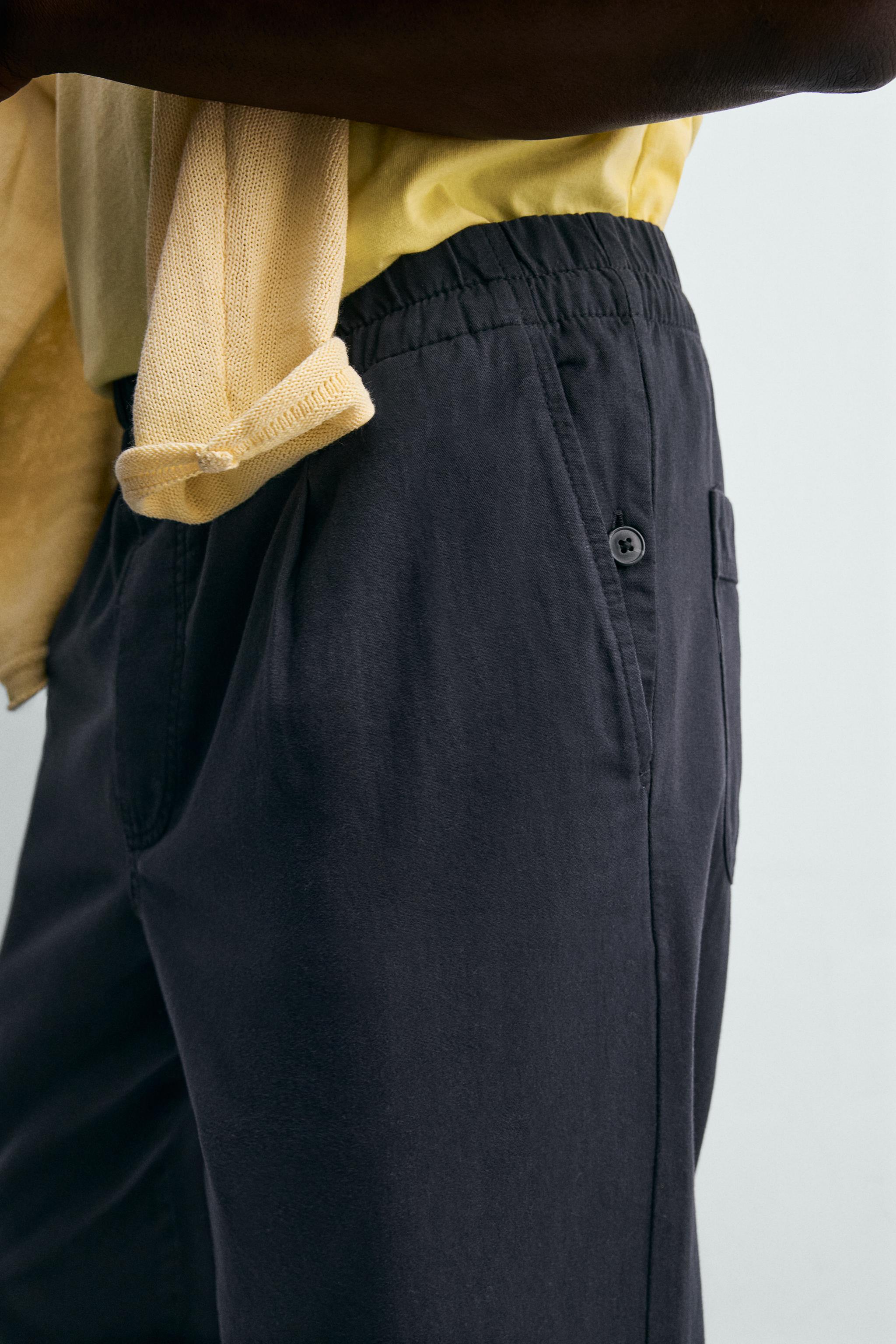 RELAXED FIT COTTON PANTS