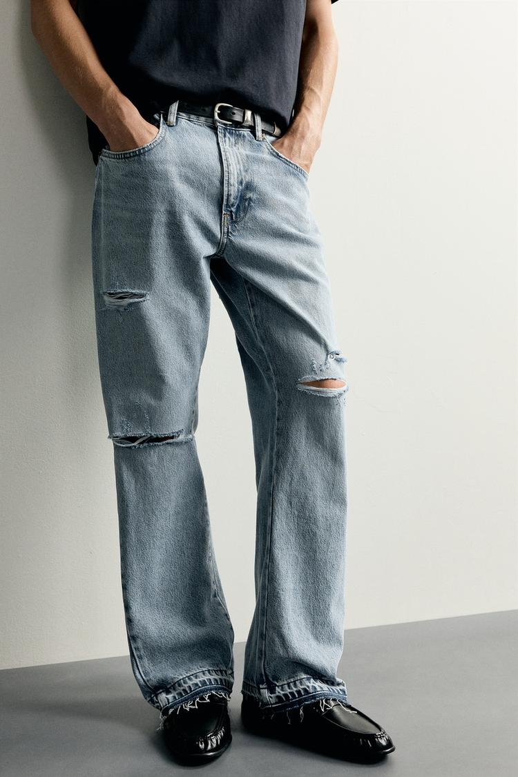 JEANS ACAMPANADOS ROTOS 5