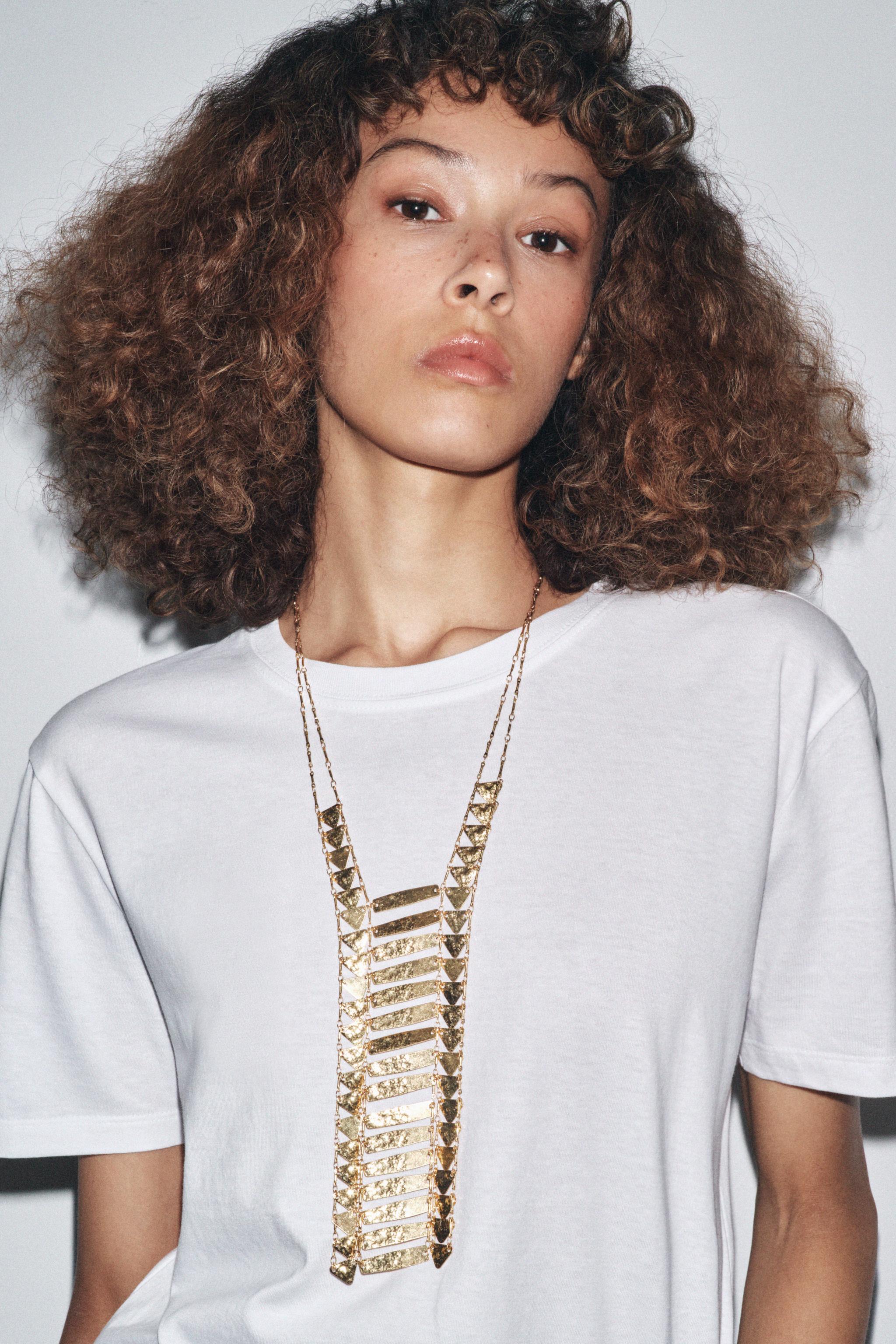 METAL PLATE NECKLACE