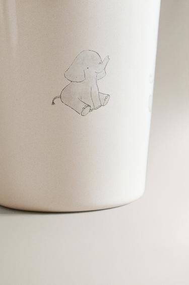 CHILDREN'S ELEPHANT TOOTHBRUSH HOLDER - Cream by Zara - Image 3
