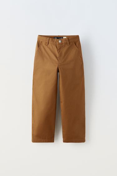 БРЮКИ CARPENTER TRUE NEUTRALS — ТАБАЧНЫЙ от Zara — изображение 0